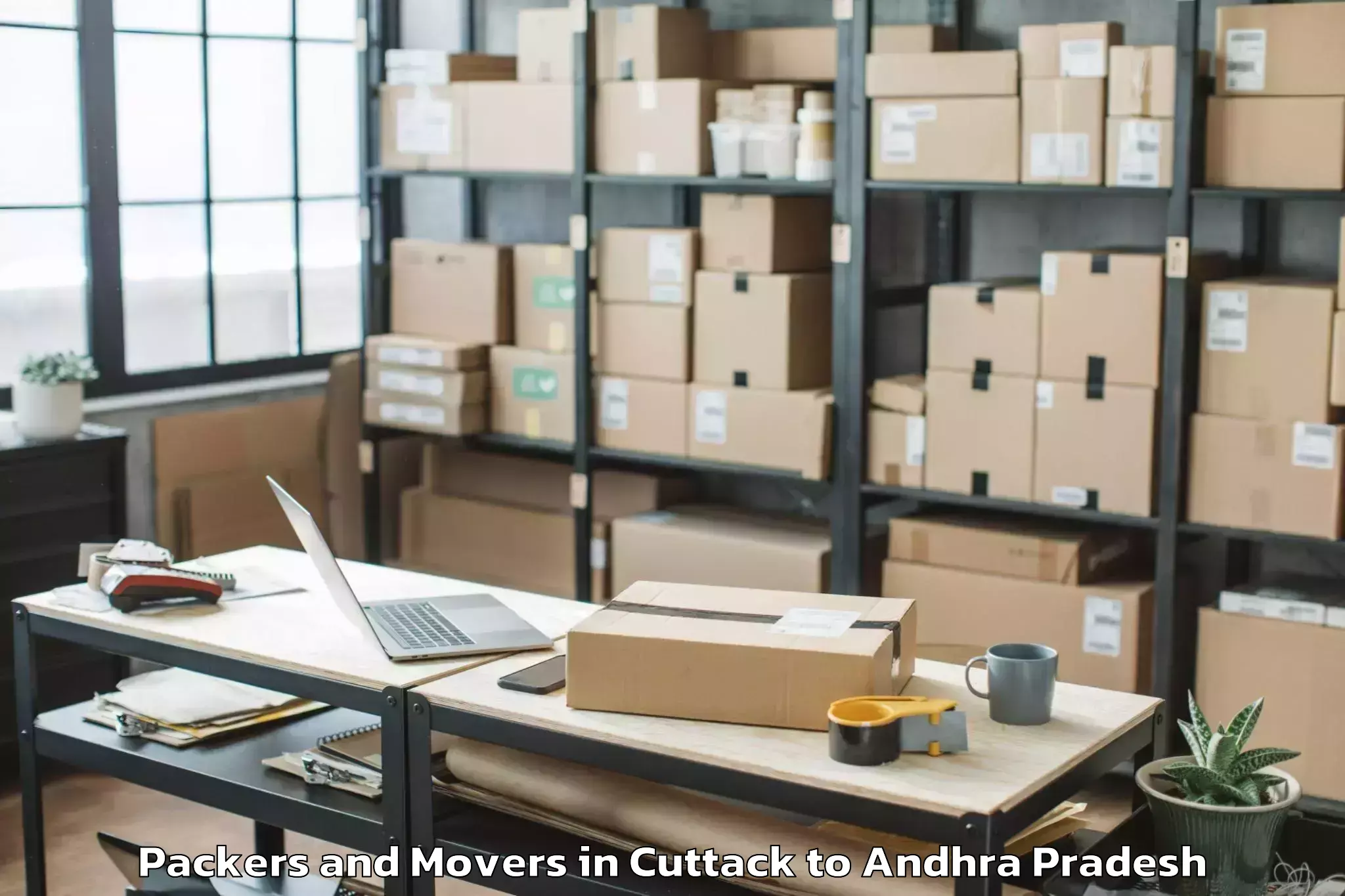 Top Cuttack to Madugula Packers And Movers Available